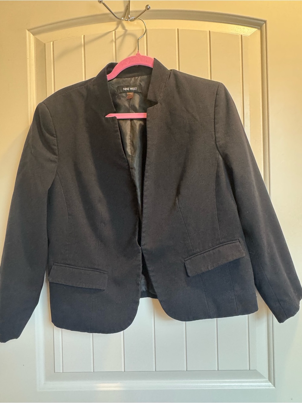 Nine West Black Open-Front Women's Blazer